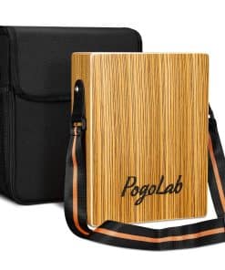 Cajón Drum de Viaje POGOLAB, Cajón de Madera Gruesa