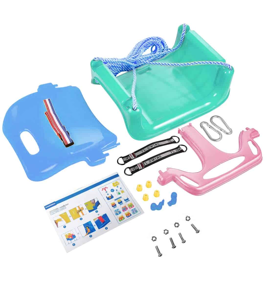 Columpio nets Tribe para niños, Asiento de columpio para - Imagen 10