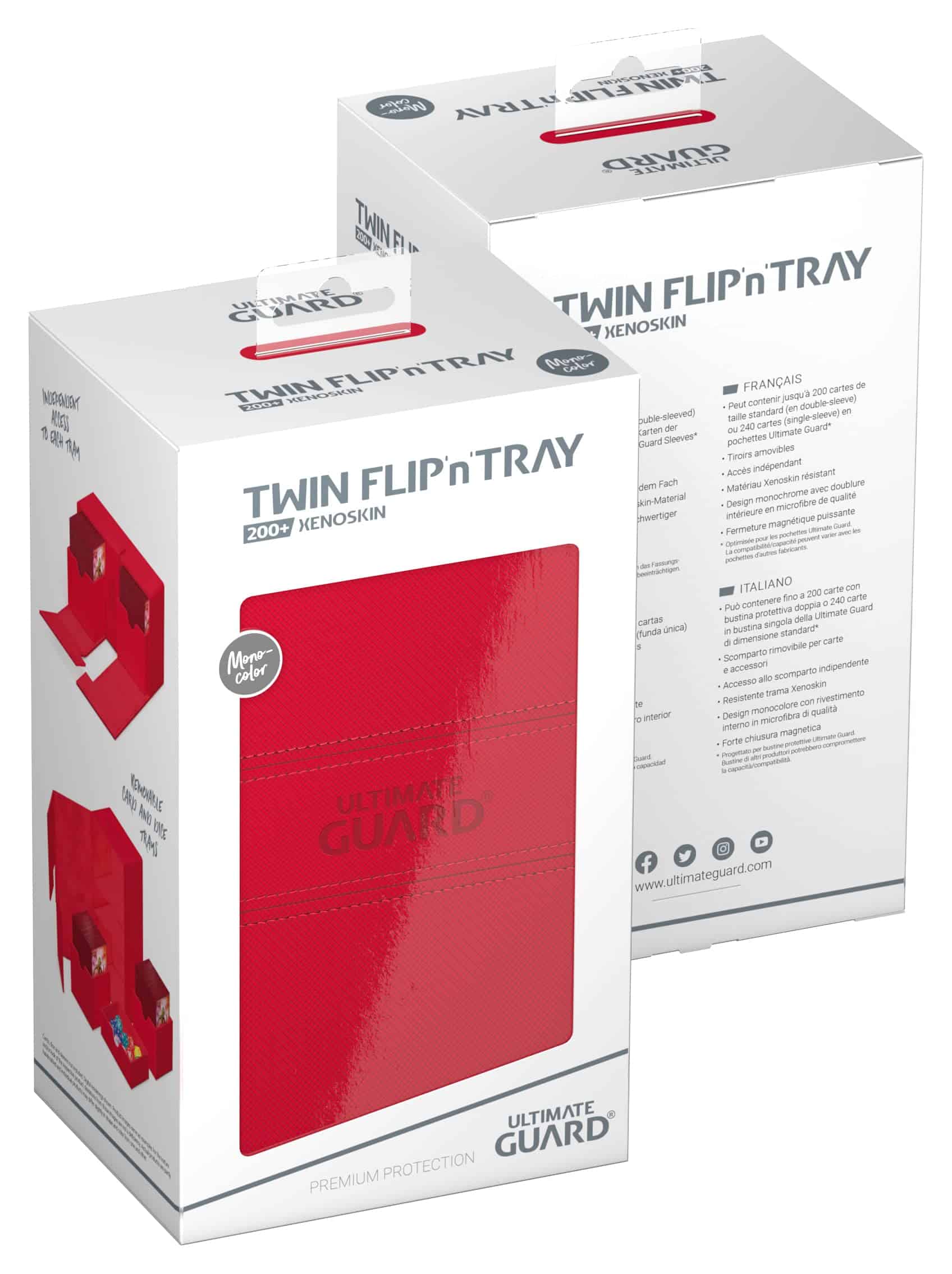 Ultimate Guard Flip 'n' Tray 200+, Estuche para 200 Cartas - Imagen 9