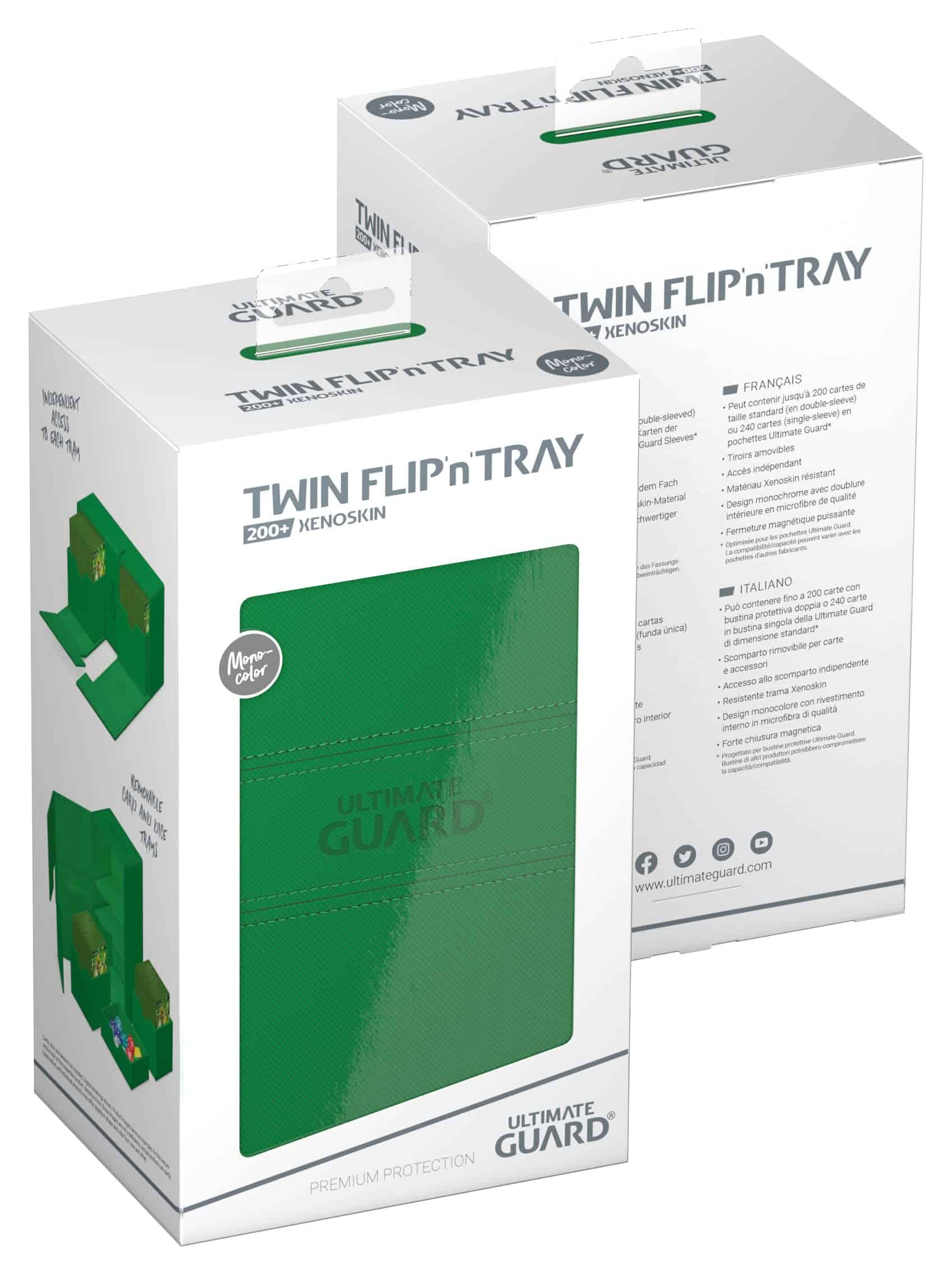 Ultimate Guard Flip 'n' Tray 200+, Estuche para 200 - Imagen 9