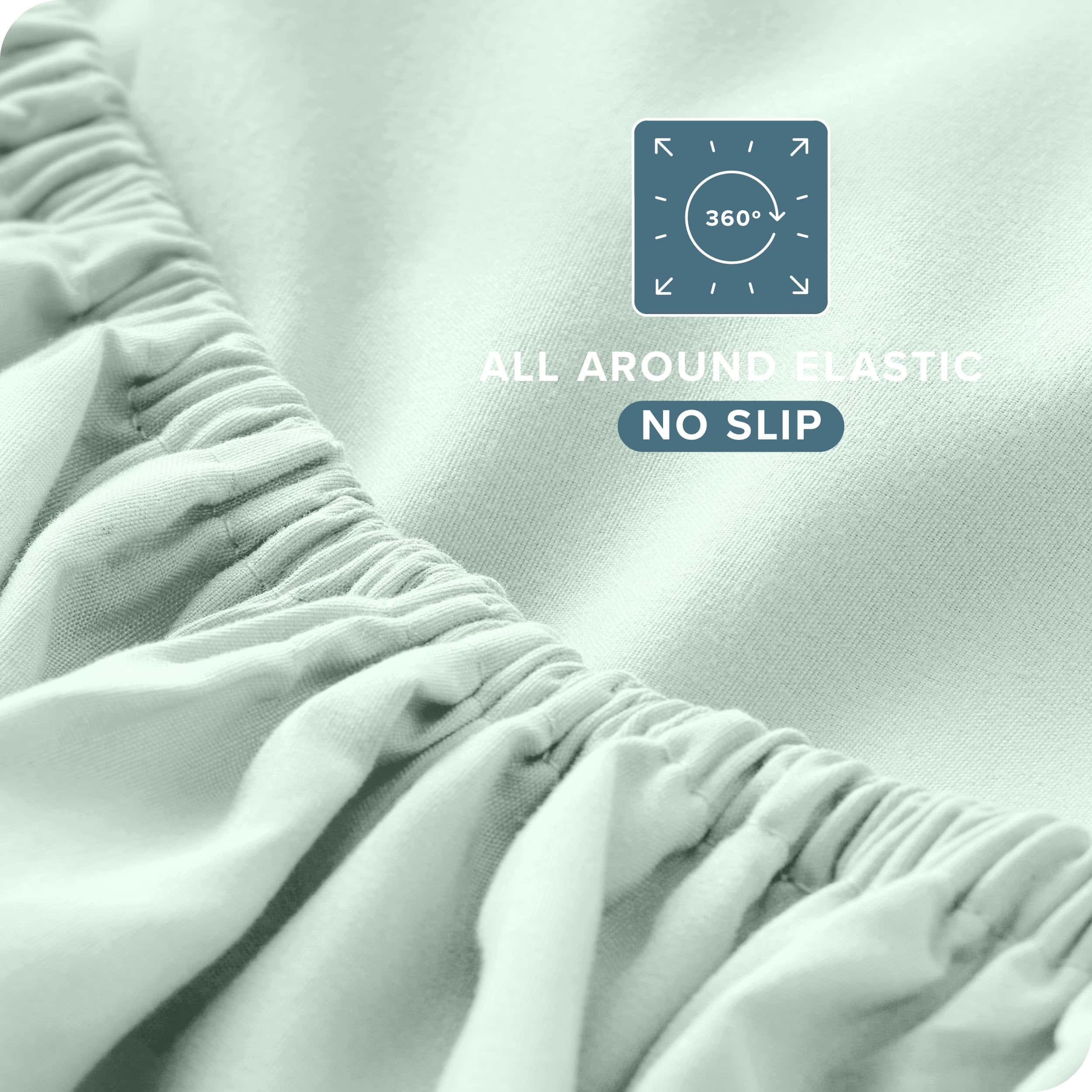 Juego de sábanas Bare Home Twin XL - Tamaño -Mint Primavera - Imagen 7