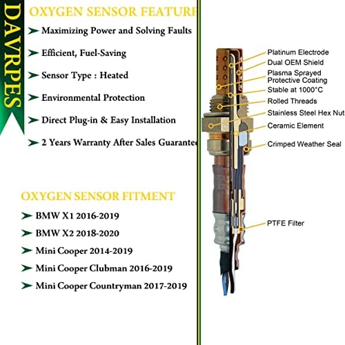 Sensor de oxígeno upstream DAVRPES 234-5166 0258027083 5 - Imagen 6