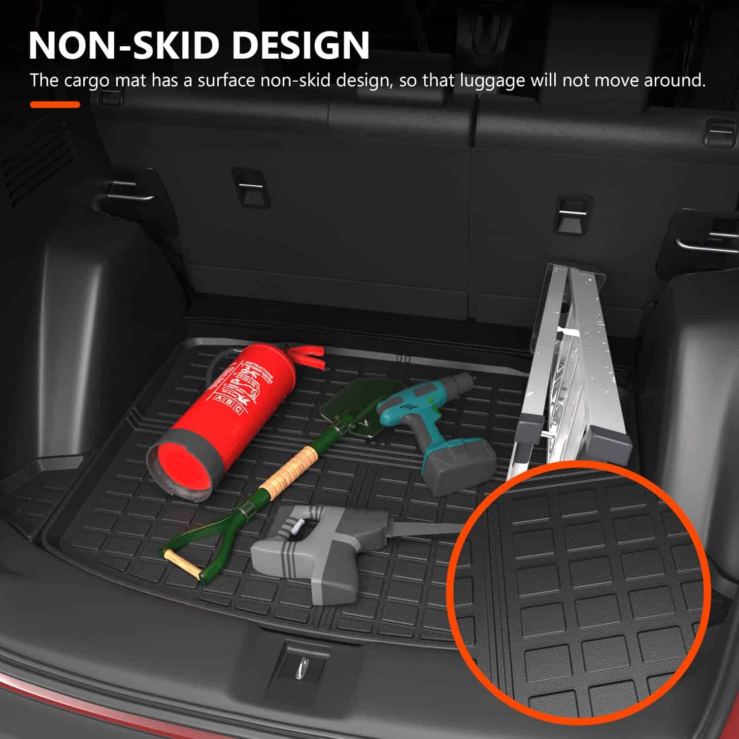 Tapete de Maletero Compatible con Honda CRV 2017-2022 - Imagen 5