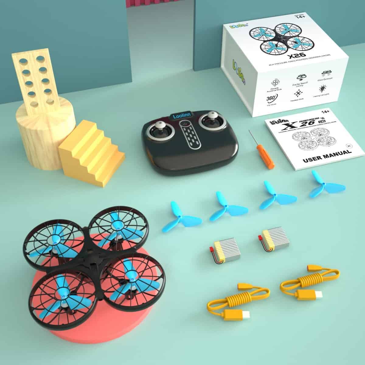 Loolinn | Drones para niños regalos - Mini Drone, Drone RC - Imagen 10