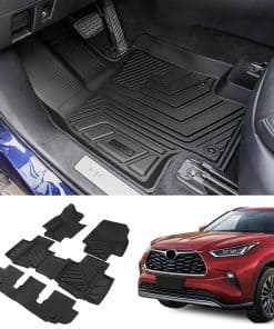 Tapetes para Piso Bomely Compatible con Toyota Highlander