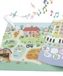Tapete de juego para cuidado de bebés (Grande, Sonido -