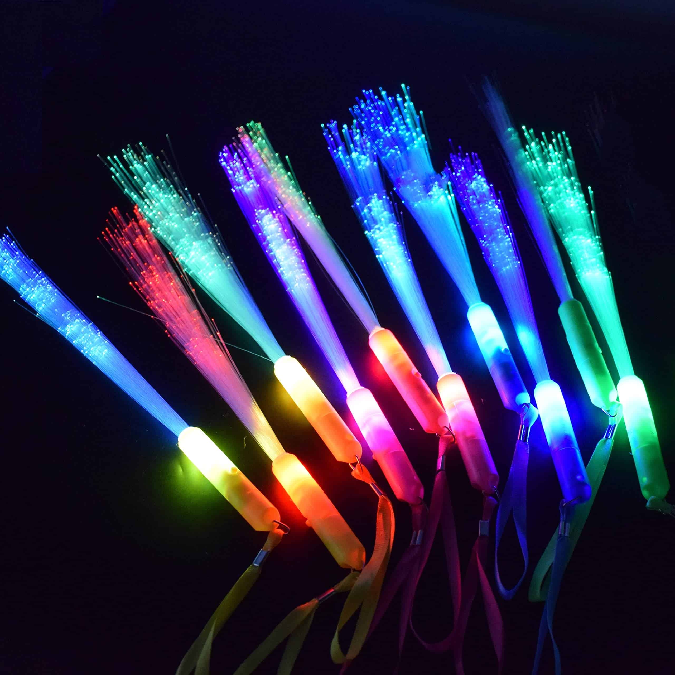 Paquete de 72 Glow Sticks LED, Varitas Luminosas con 3