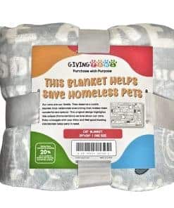 Manta de Gato de Sherpa - Ayuda a Mascotas sin Hogar -