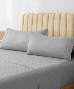 Juegos de sábanas a rayas LuxClub, 3 PC Sábanas a rayas