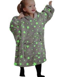 Manta con Capucha Brillante en la Oscuridad para Adultos