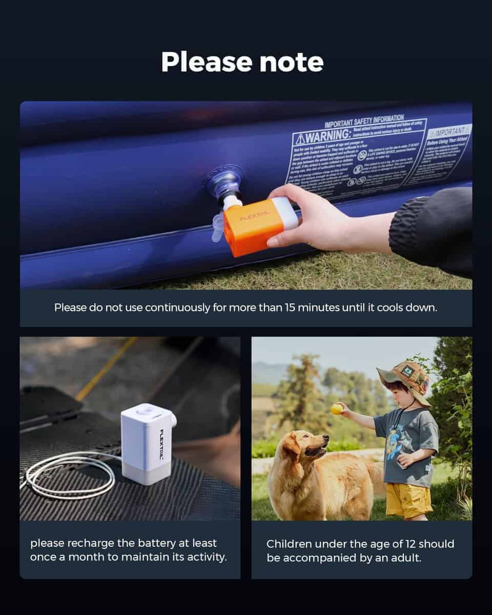 Bomba de Aire Eléctrica FLEXTAILGEAR MP2Plus Ultraligera - Imagen 8