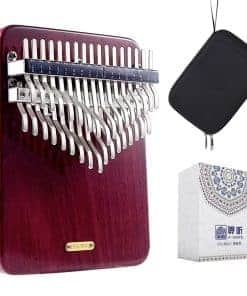 Kalimba LingTing 34 teclas Piano Pulgar Mbira Regalo para