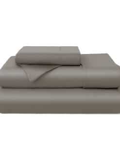 Juego de sábanas 100% Rayón Derivado de -Gris