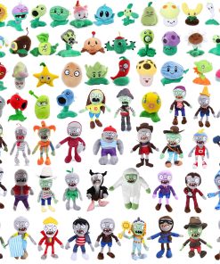 JHESAO 16 PCS Peluches de Plants and Zombies PVZ Aleatorios