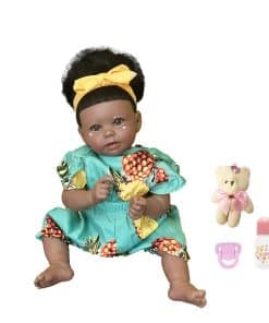 Muñecas Reborn Idoreborn, 22 Pulgadas -Negro