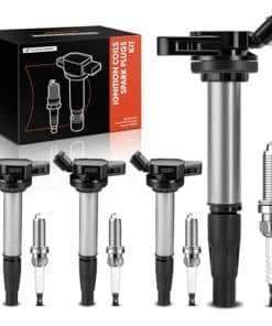 Conjunto de 4 Paquetes de Bobina de Encendido y Bujías de