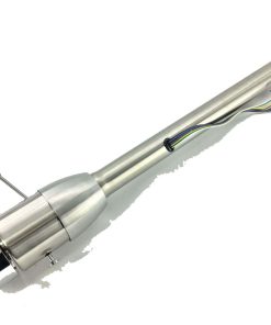 Columna de dirección manual inclinable pulida de 30" con