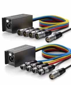 Y.D.F 3.3 Feet 4 CH Multi Network Sub Snake Box over