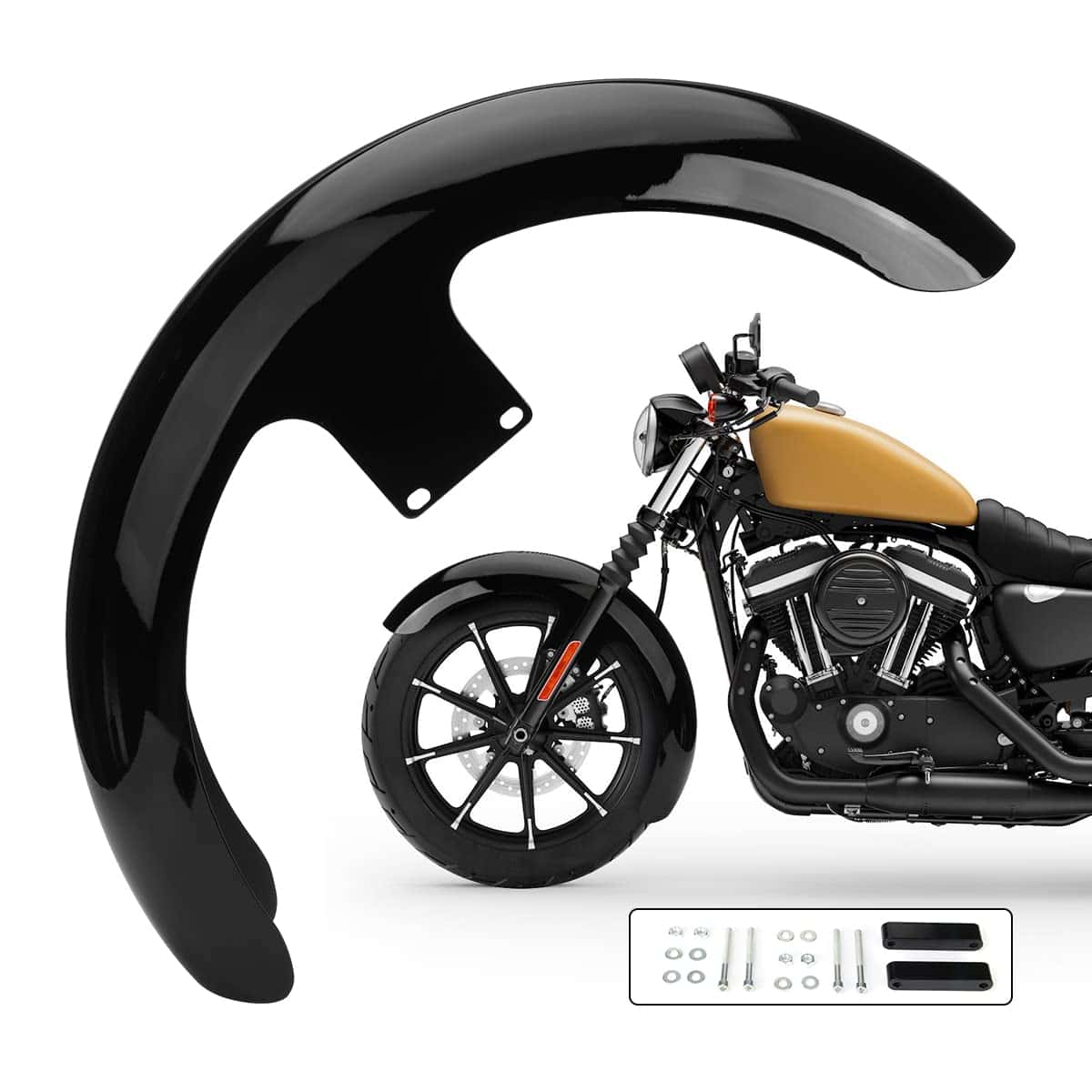 Guardabarros delantero de 19 pulgadas versión mejorada,