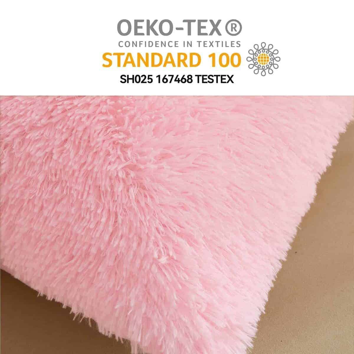 Juego de edredón de felpa rosada Besfunny Queen - 3 piezas - Imagen 8