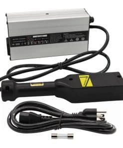 Cargador de batería de 36V 5A con Enchufe D para Carro de