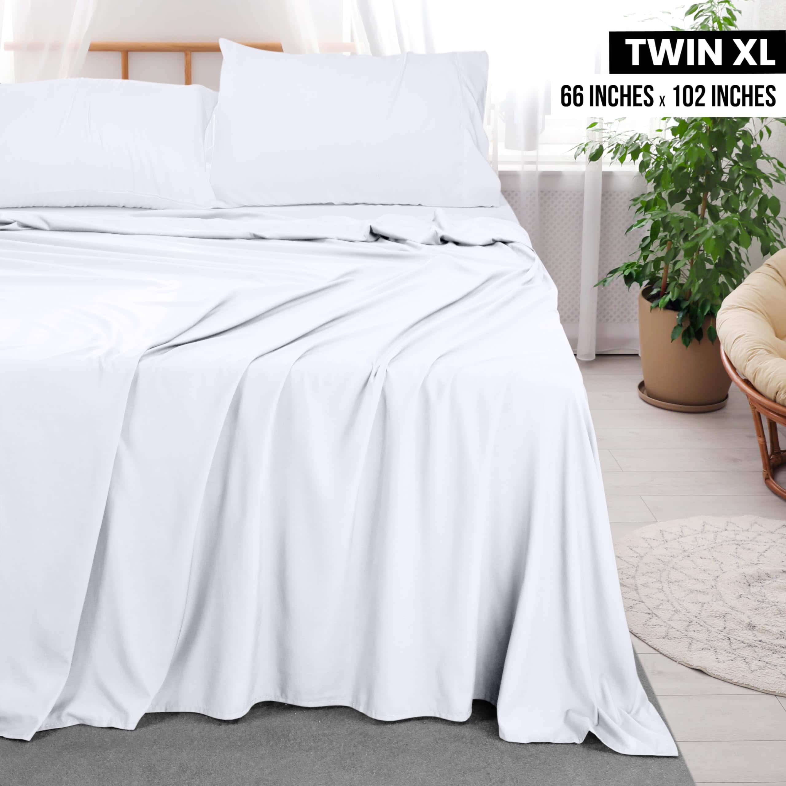 Juegos de sábanas planas Utopia Bedding - -Blanco - Imagen 3