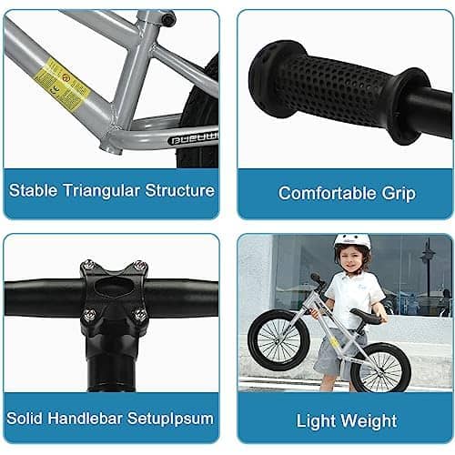 Bicicleta de Equilibrio de 16 Pulgadas para Niños Grandes - Imagen 7