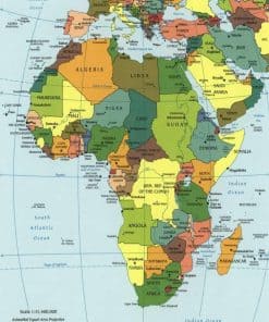 Rompecabezas del Mapa de África de 2001 | 1000 Piezas para