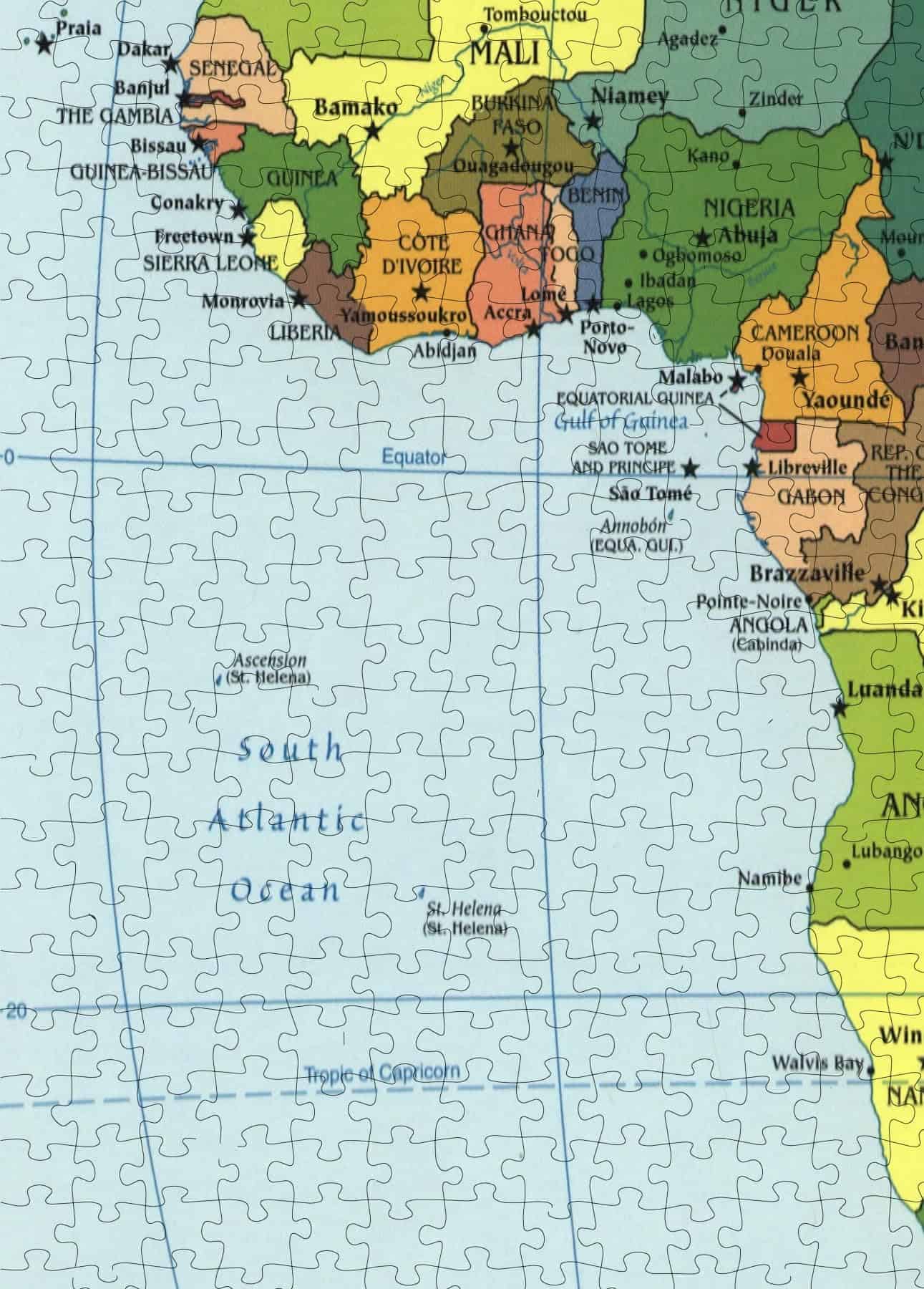 Rompecabezas del Mapa de África de 2001 | 1000 Piezas para - Imagen 7