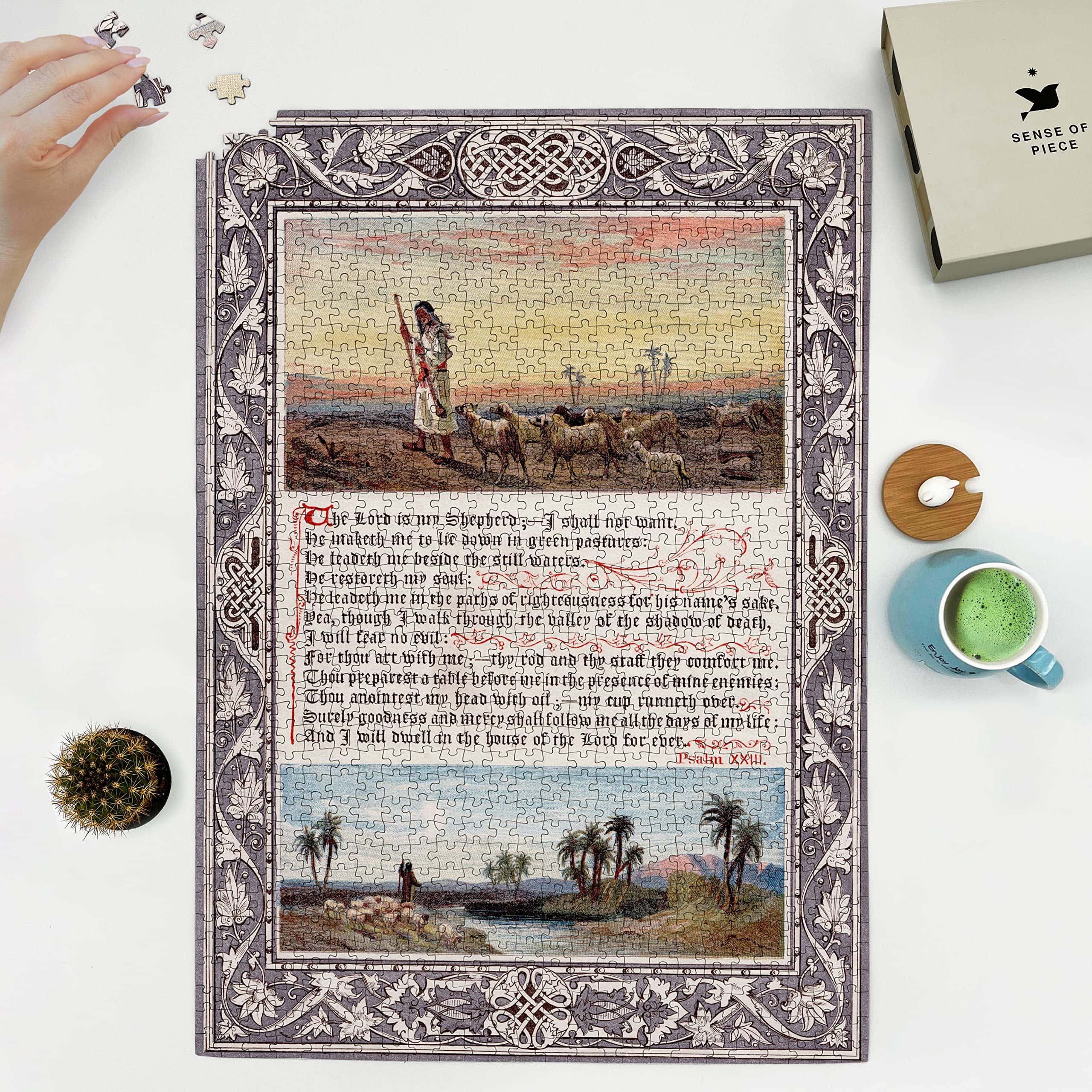 Rompecabezas de 1000 piezas | 1880 | El domingo en casa - Imagen 3