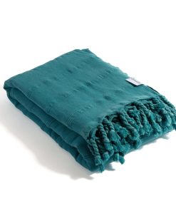 Manta grande turca lavada a la piedra de InfuseZen - 100%