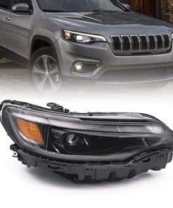 FIONE - Conjunto de faros delanteros para Jeep Cherokee
