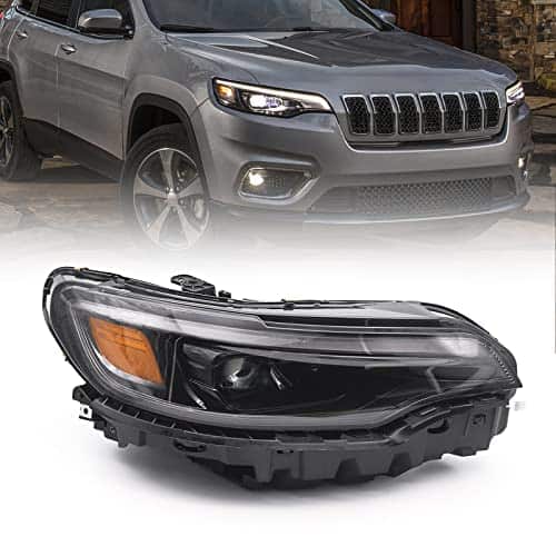 FIONE - Conjunto de faros delanteros para Jeep Cherokee