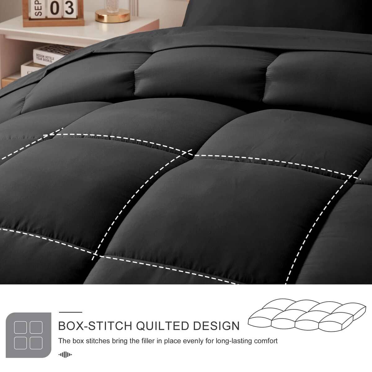 Juego de cama Newspin Twin en Bolsa - 5 Piezas Set de - Imagen 8