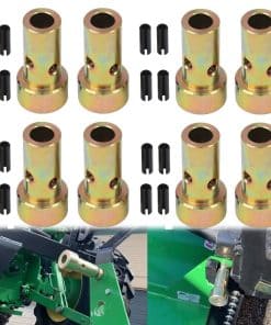 Juego de 8 bujes de enganche rápido Cat 1 para tractores de