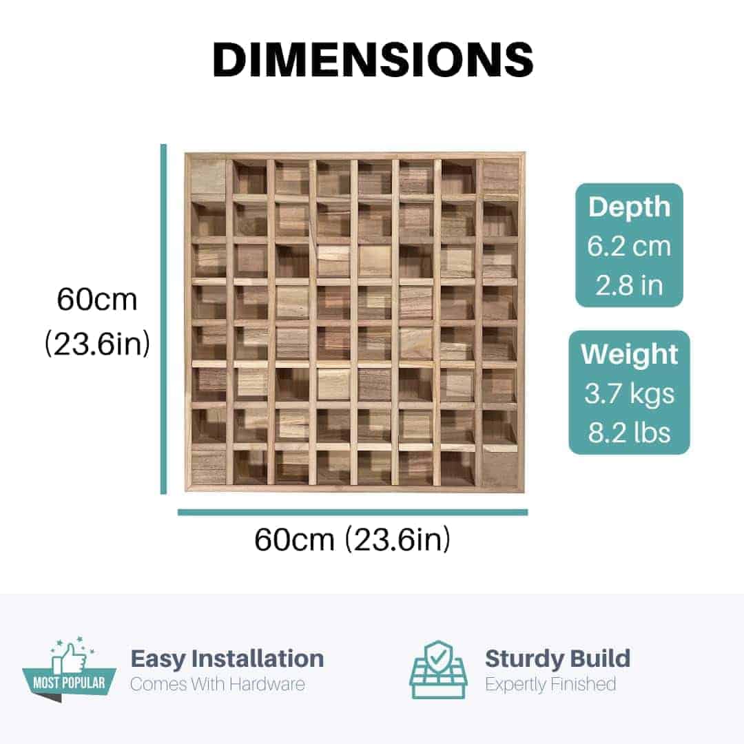 Panel de Difusor Acústico de Madera - Paneles de Madera - Imagen 4