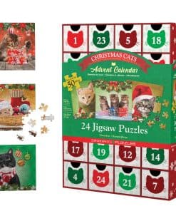 Calendario de Adviento de Gatos Navideños
