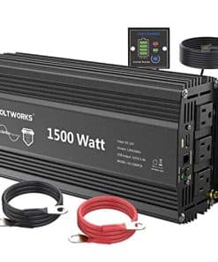 Inversor de Corriente 1500W Onda Sinusoidal Pura DC 12v a