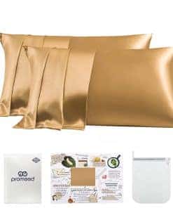 Set de 2 Fundas de Almohada de Seda Promeed 100% 23 Momme,