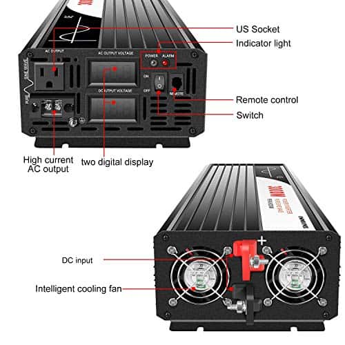 Inversor de Onda Sinusoidal Pura Xijia 3000W (Potencia Pico - Imagen 4