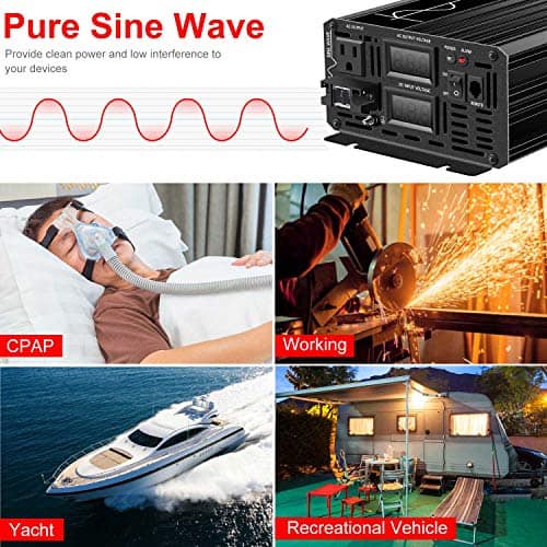 Inversor de Onda Sinusoidal Pura Xijia 3000W (Potencia Pico - Imagen 5