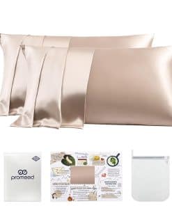 Funda de Almohada de Seda PROMEED 23 -Champagne