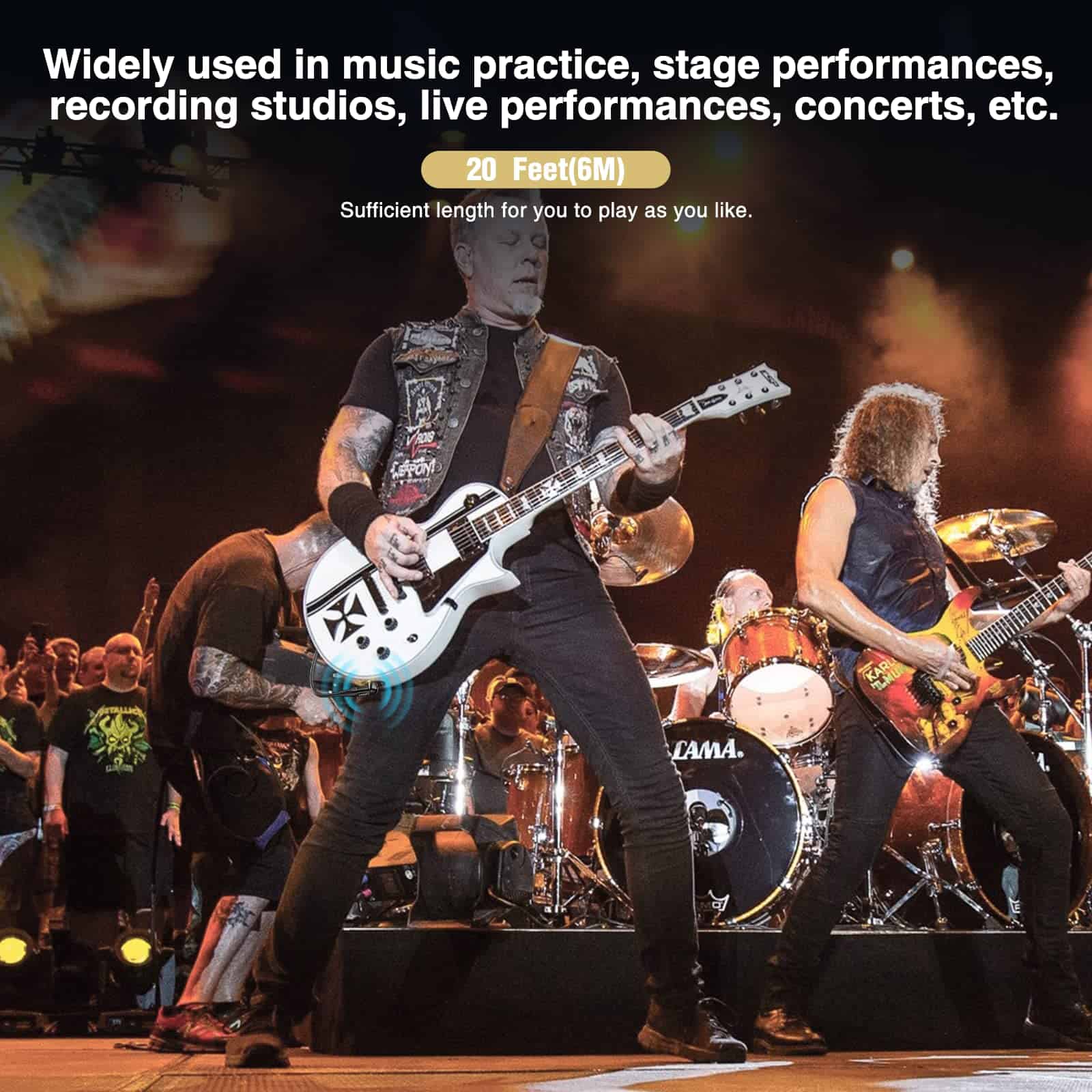 Cable de Guitarra LEKATO con Botón de Silencio, Cable de - Imagen 8