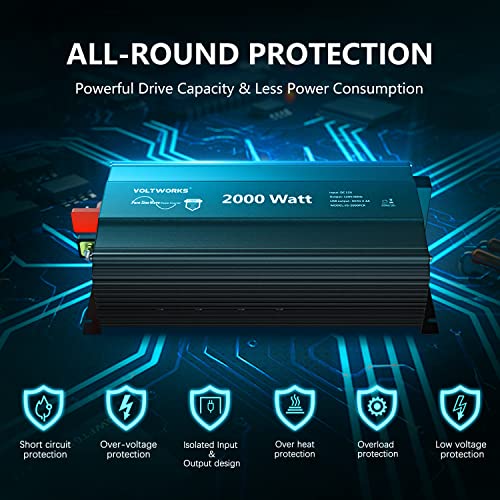 Inversor de Corriente 2000Watt Onda Sinusoidal Pura - Imagen 5