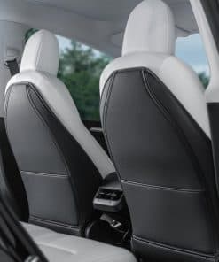 Protector de respaldo de asiento de cuero diseñado para