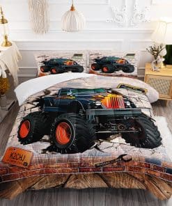 Colcha impresa para camión todoterreno 3D DYcolor, 3 piezas