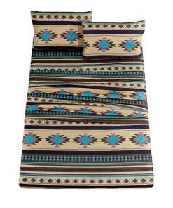 Juego de sábanas Chezmoi Collection Prescott -Teal