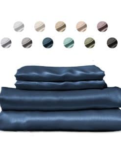 Juego de Sábanas de Seda 100% de Morera para Cama | Juego