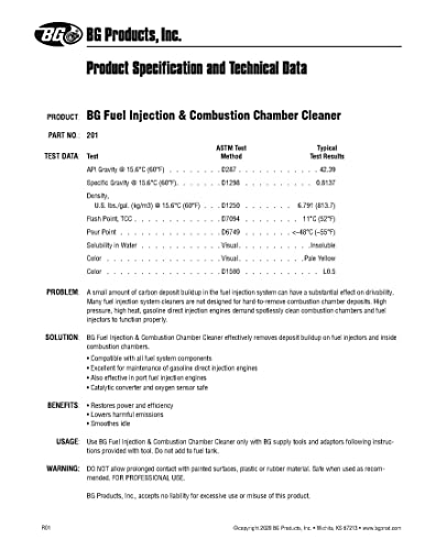 Smilyeez BG K1003 Limpiador de Inyección de Combustible y - Imagen 7