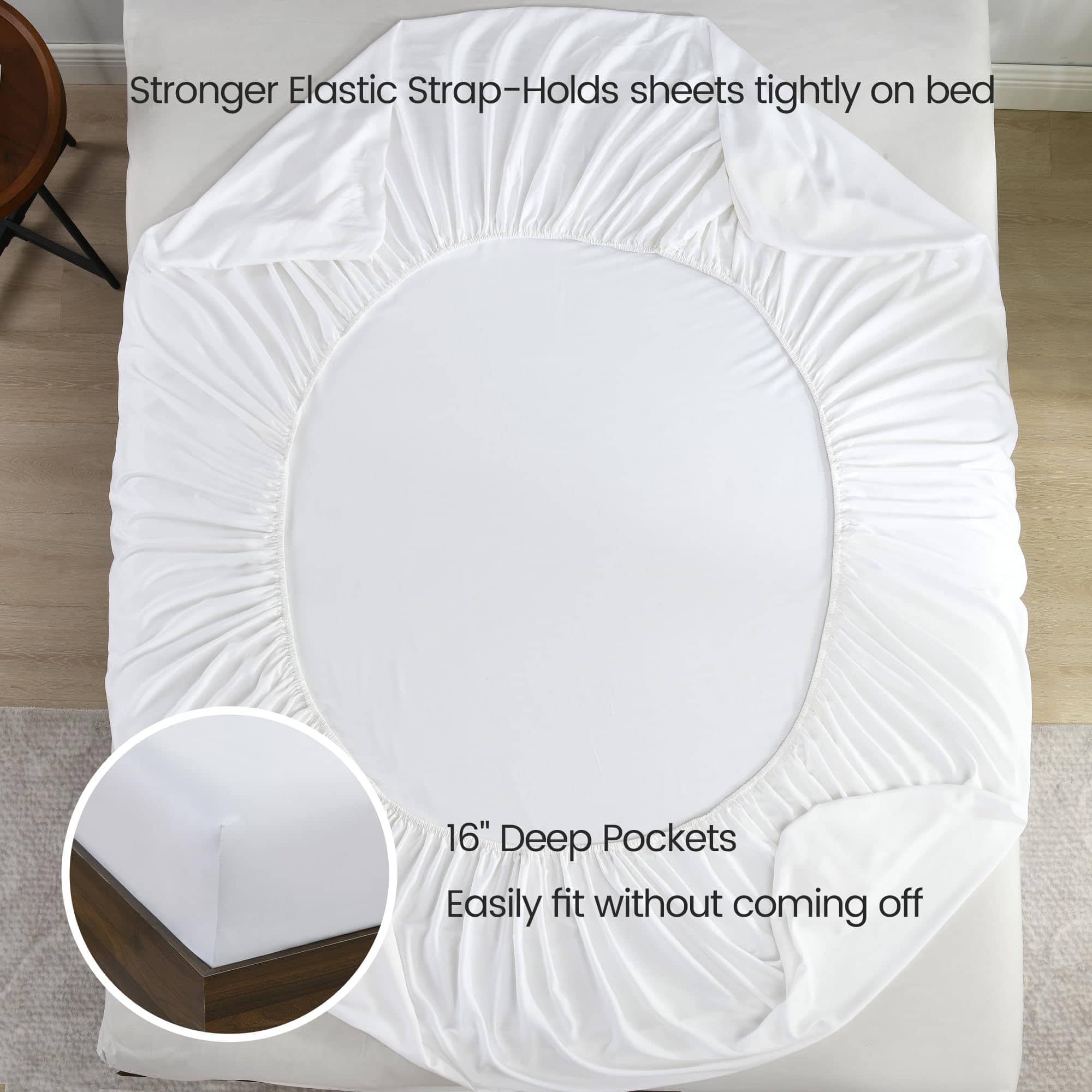 Juegos de Sábanas Gemelas XL Rosecret, 100% Viscosa - Imagen 7